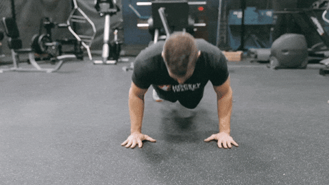 Push-up variation demonstration