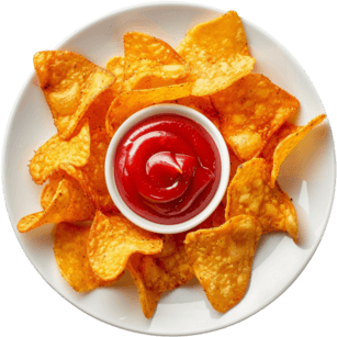 Nacho Chips With Dip